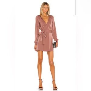 NBD Mauve Wrap Dress
